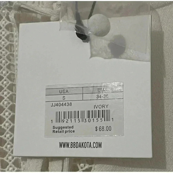 Jack By Bb Dakota Size S Ivory Cream Long Sleeve Tunic Blouse Capsule Minimalist - Picture 2 of 9